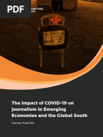 The Impact of COVID-19 On Journalism in Emerging Economies and The Global South