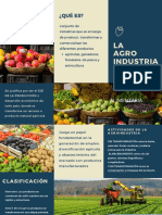 Folleto La Agroindustria