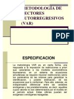 La Metodología de Vectores Autorregresivos (Var)