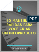 10 Maneiras Rapidas Criar Infoproduto