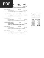 Date Transaction Debit Credit