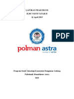 Laporan Praktikum Ilmu Ukur Tanah Menggunakan Theodolite Digital Dan Total Station Kelompok 1