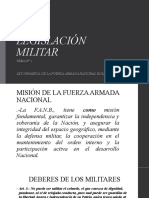 Legislación Militar Tema #1 Lofan