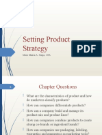 Setting Product Strategy