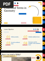 Undefined Terms in Geometry