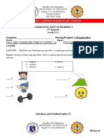 FORMATIVE TEST IN FILIPINO Week 3 4