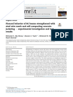 Flexural Behavior of RC Beams Strengthened With Steel Wire Mesh and Self-Compacting Concrete Jacketing D Experimental Investigation and Test Results