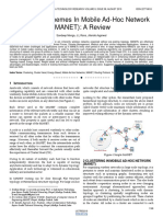 Clustering Schemes in Mobile Ad Hoc Network Manet A Review