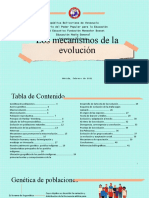 Los Mecanismos de La Evolución