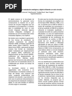 Implementación de Modulación Analógica y Digital Utilizando Un Solo Circuito