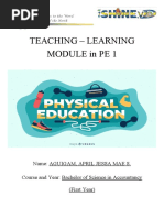 Teaching - Learning Module in Pe 1