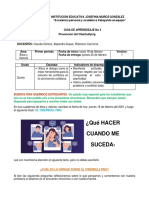 Guia #3 Ética y Valores. Periodo 1. Grado 5