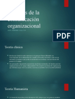 Escuelas de La Comunicación Organizacional