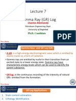 Gamma Ray (GR) Log: Usama Alameedy