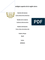 La Auditoría Administrativa en Las Organizaciones