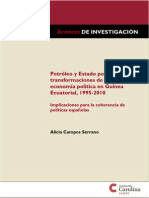 Petroleo y Estado Colonial. Guinea Ecuatorial 1995-2010