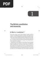 British Constitution and Monarchy