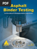 Ms 25 Asphalt Binder Testing