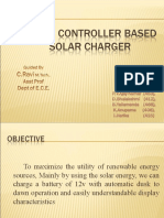 Micro Controller Based Solar Charger