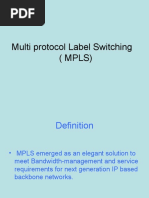 Multi Pro To Cal Label MPLS