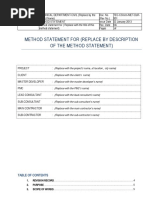 TEC-033000.2-MET-DoR - (Method Statement For Constructions of Pile Caps, Lift Pit, Pipe Encasement Below Raft) (A)