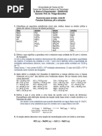 Lista 2 - Funções Química, PH e Soluções - RESPOSTAS