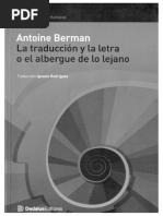 Analitica de La Traducción (Antoine Berman)