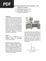 Microcopio de Barrido y Efecto Tunel