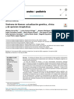 Síndrome de Noonan Actualización Genética, Clínica y de Opciones Terapéuticas