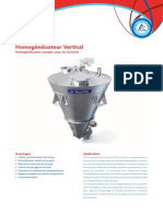 Fiche Technique Homogénateur Conique Avec Vis Verticale