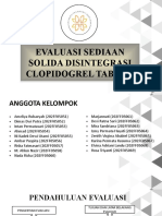 Disintegrasi Clopidogrel