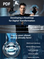 Developing A Roadmap For Digital Transformation: John Sinke (@johnsinke) 3 December 2014