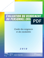 Appréciation Du Rendement Des Enseignants