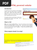 Creating A CSS Powered Site