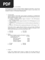 PROBLEM NO. 3 - Various Current Liabilities