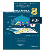 GUÍA No.1 - MATEMÁTICAS 8°