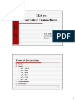 TDS On Real Estate Transactions: Flow of Discussion