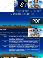 Audit of Invest. in Equity and Debt Securities