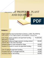 Audit of Property, Plant and Equipment