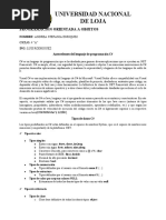 Consulta Programacion