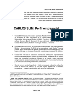 Carlos Slim, Perfil Empresarial, Raciel Trejo