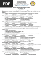 Discipline and Ideas in Applied Social Sciences Test