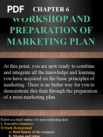 Workshop and Preparation of Marketing Plan