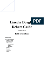 Lincoln Douglas Debate Guide: by Joanne Park 20