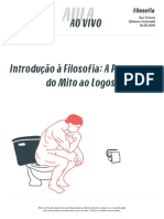 BixoSP Filosofia Introducao Mito Logos 16 05 2017