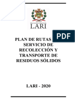 Plan de Rutas y Transporte Lari