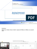 Part 1 Respiratory Assessment