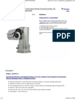 Axiptz-5 Hazardous Area Explosion Proof Stainless Steel PTZ CCTV Camera, Atex Certified, Ip68