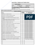 Checklist - Plataforma Elevatória