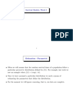 Survival Models ANU Lecture 3